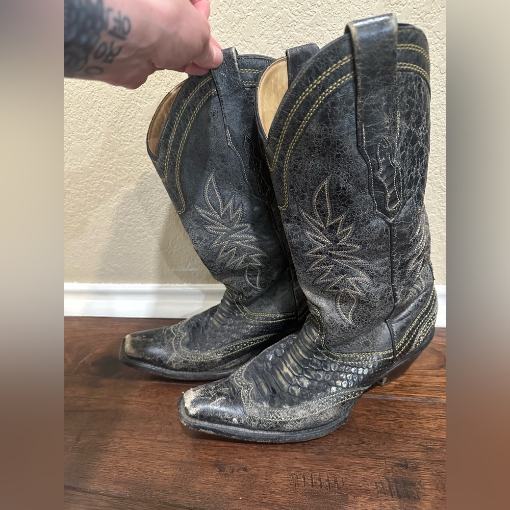 Corral Python Cowboy Boots Women’s - image 1